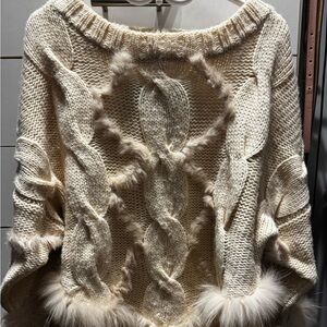 Gorgeous sweater- with fur